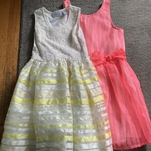 (2) Girls Spring Dresses Size 7